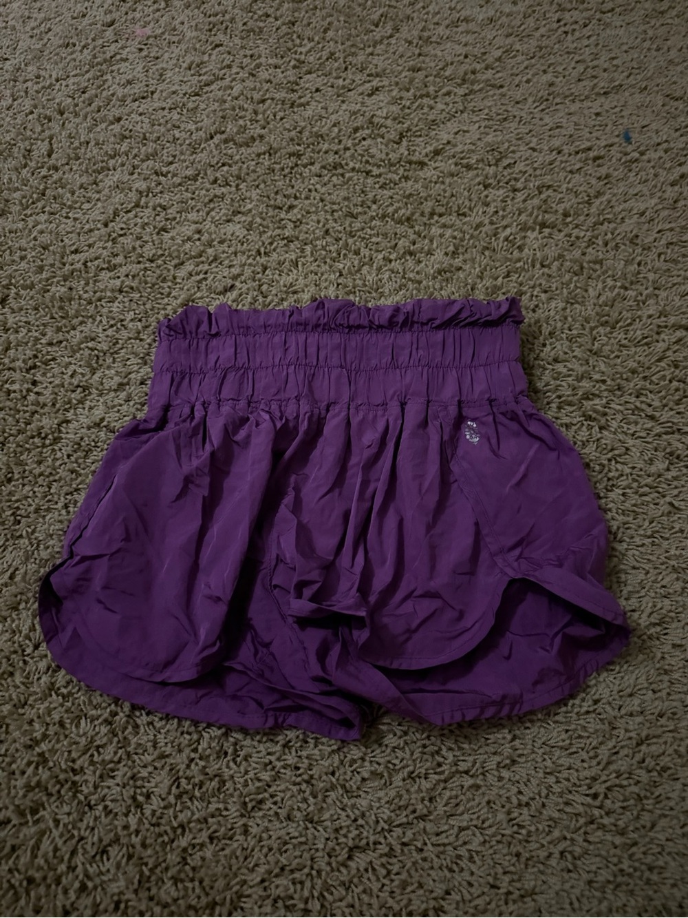 free people purple shorts